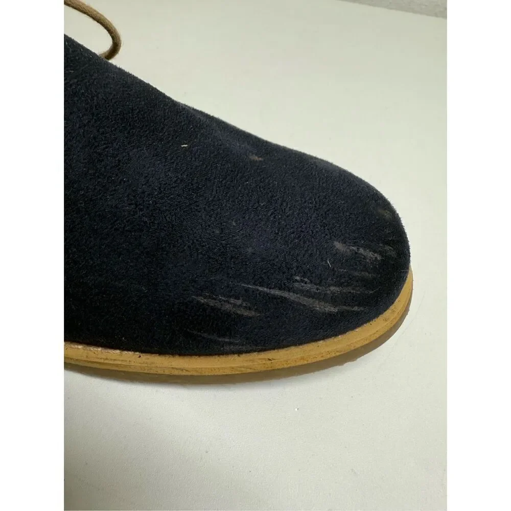 H&M Faux Suede Men’s Navy Blue Chukka Boots Size 10,5 See Description